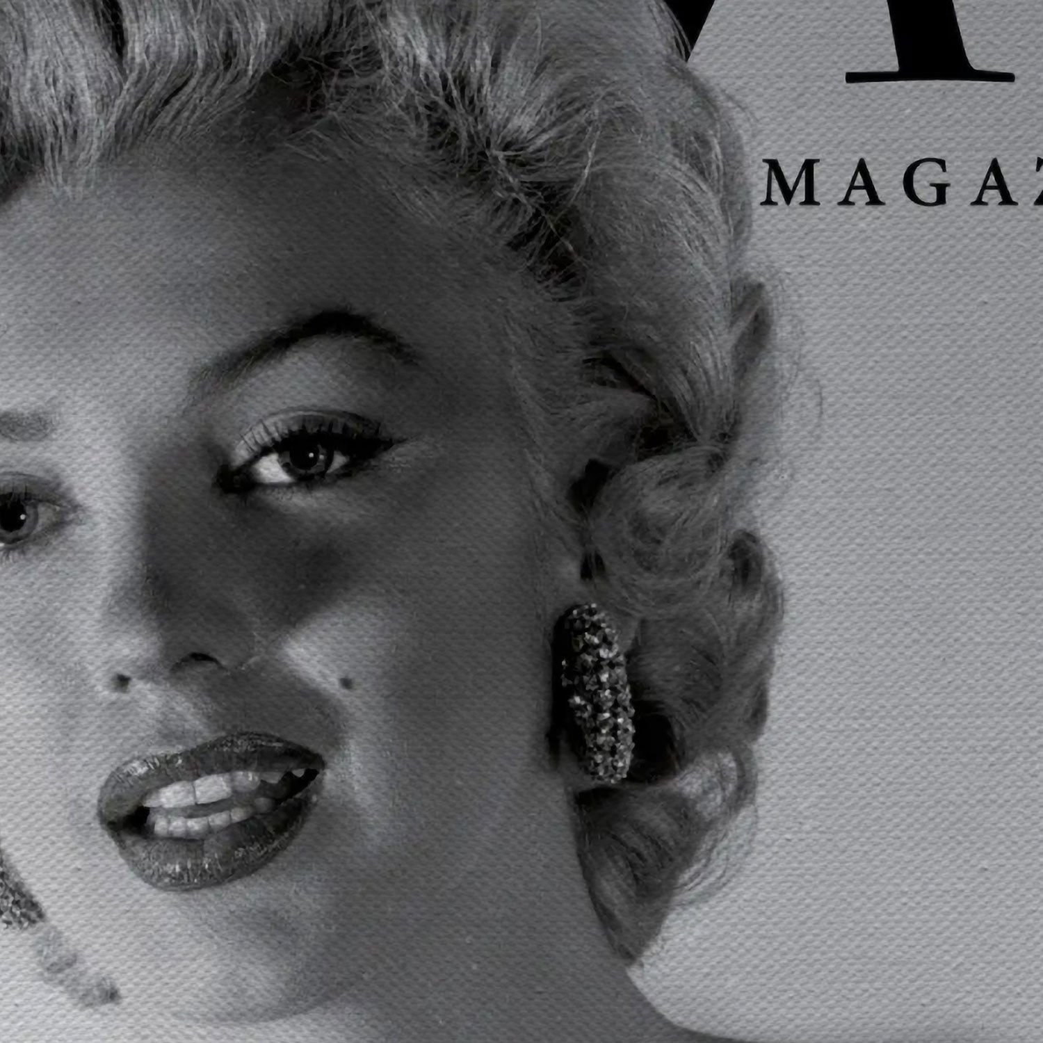 Marilyn Monroe Magazine Cover Wall Art Canvas