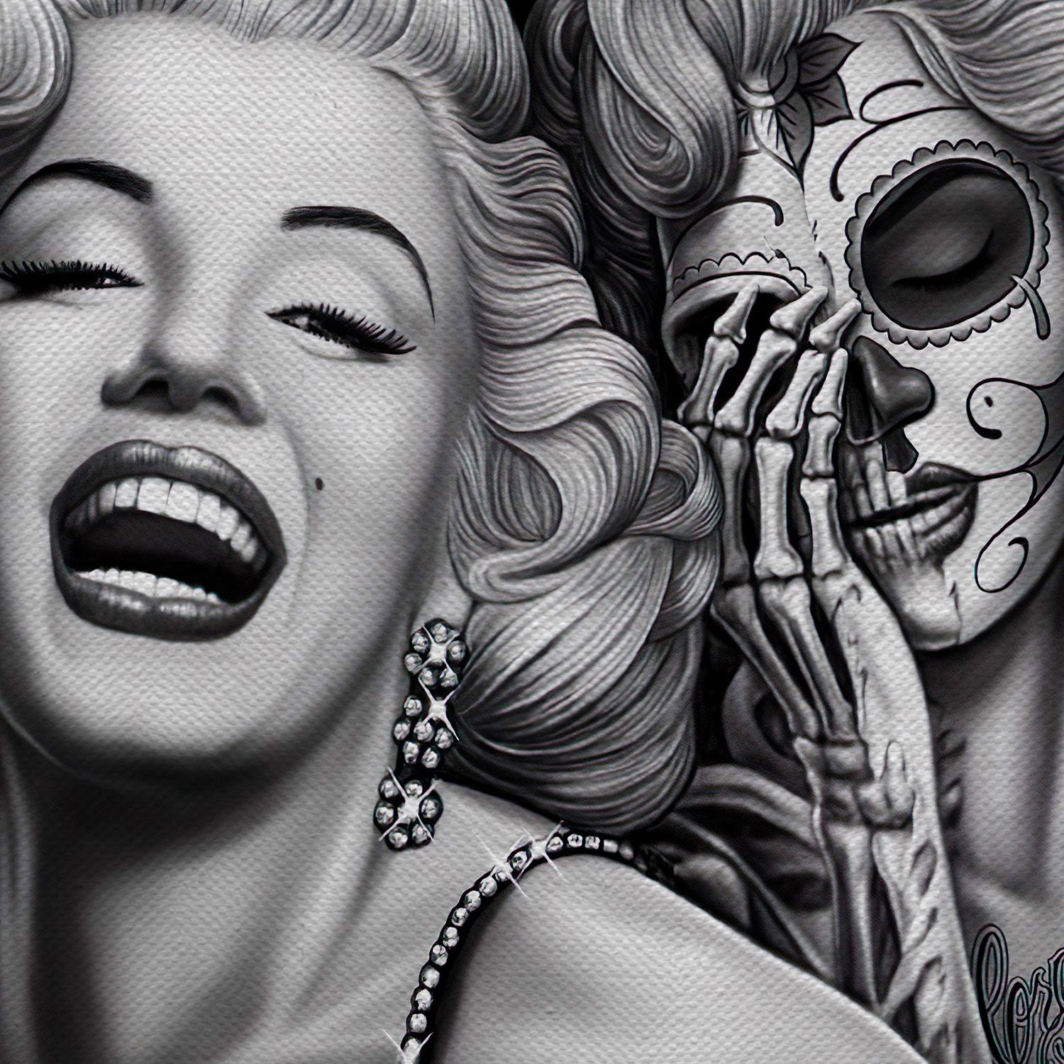 Marilyn Monroe Tattoo Wall Art Canvas – SharpWallArts marilyn-monroe-tattoo-wall-art-canvas-sharpwallarts