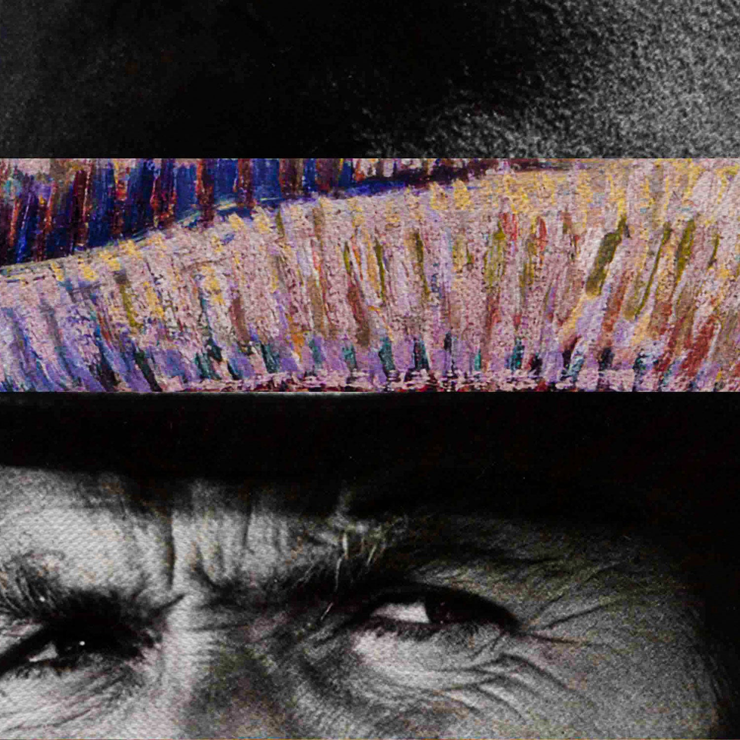 Van Gogh's Self Portrait And Clint Eastwood Wall Art Canvas