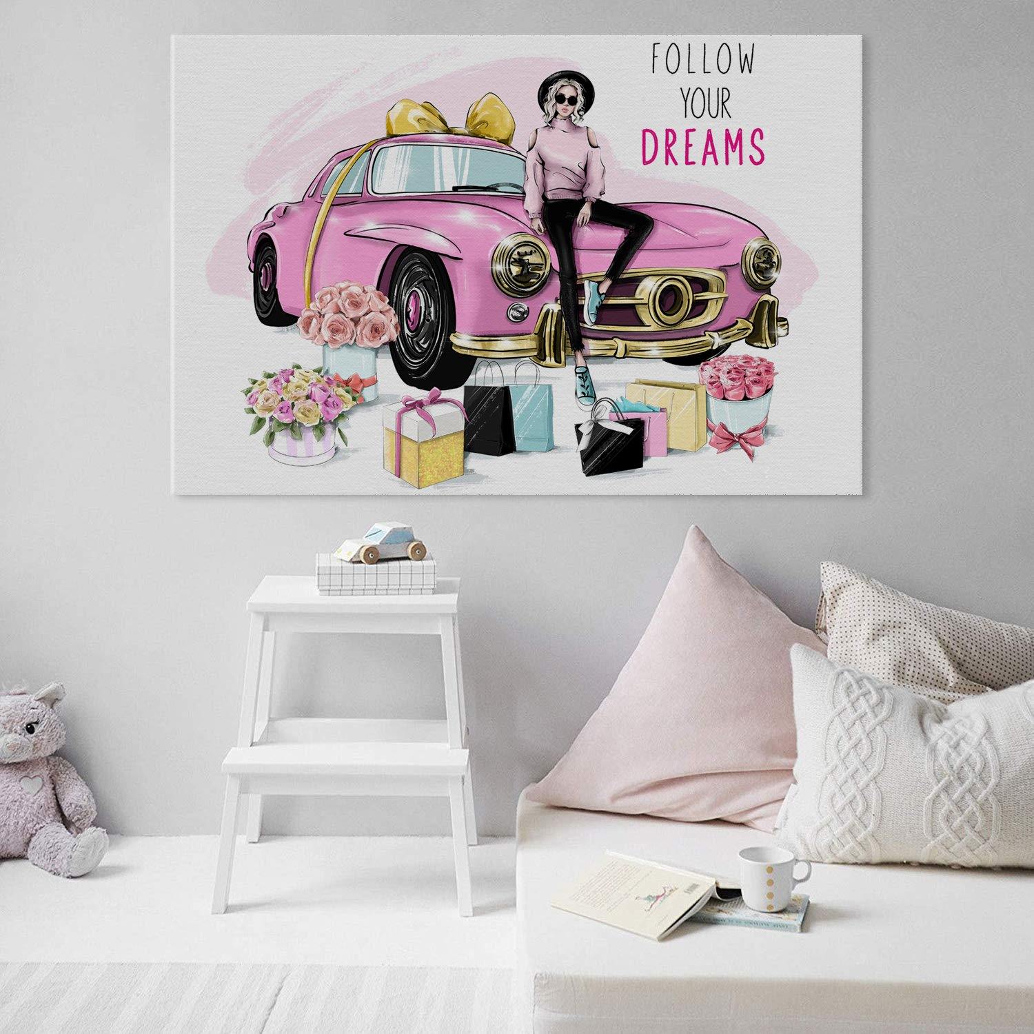 Follow Your Dreams - Fashion Wall Art - SharpWallArts