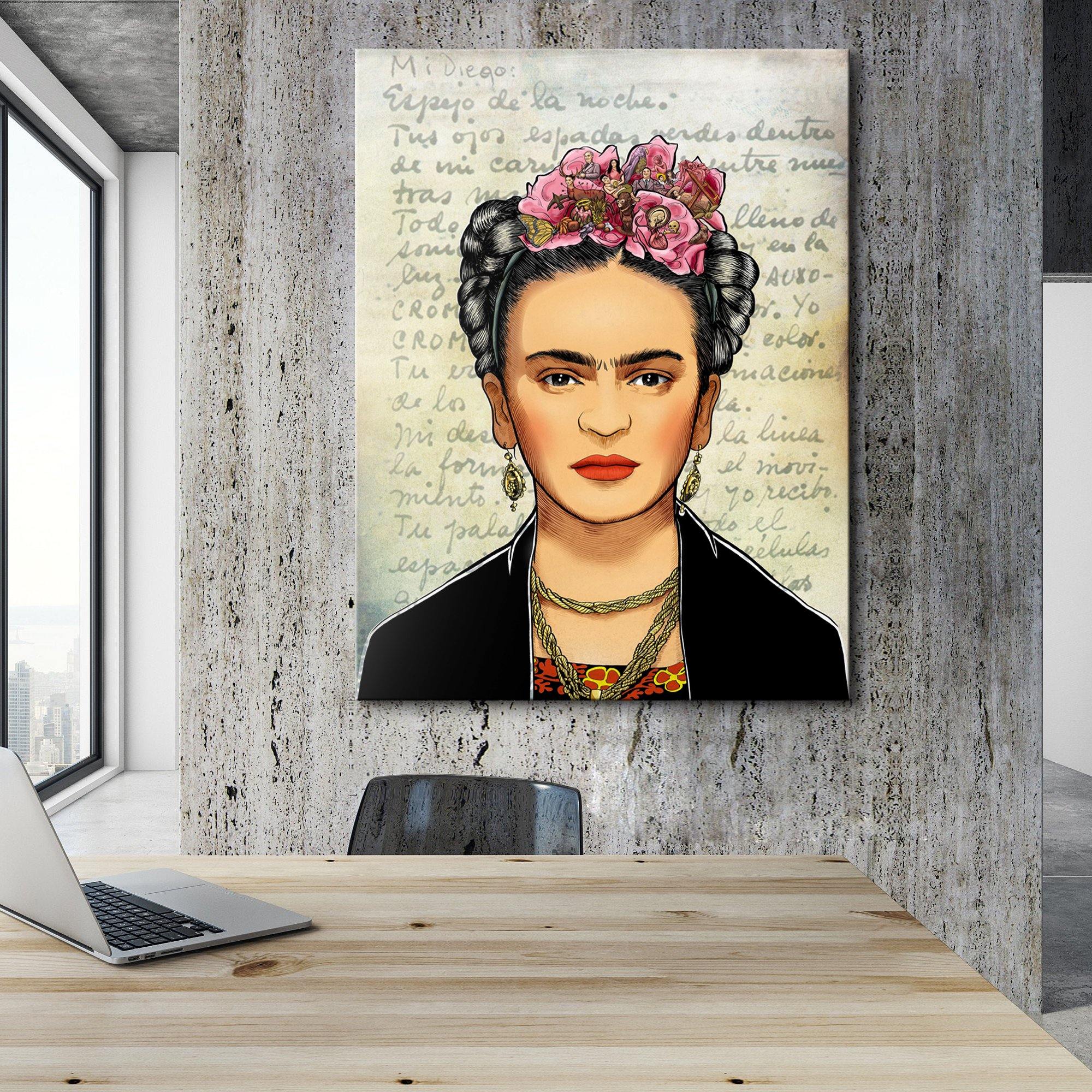 Frida Kahlo Wall Art Canvas Print - SharpWallArts