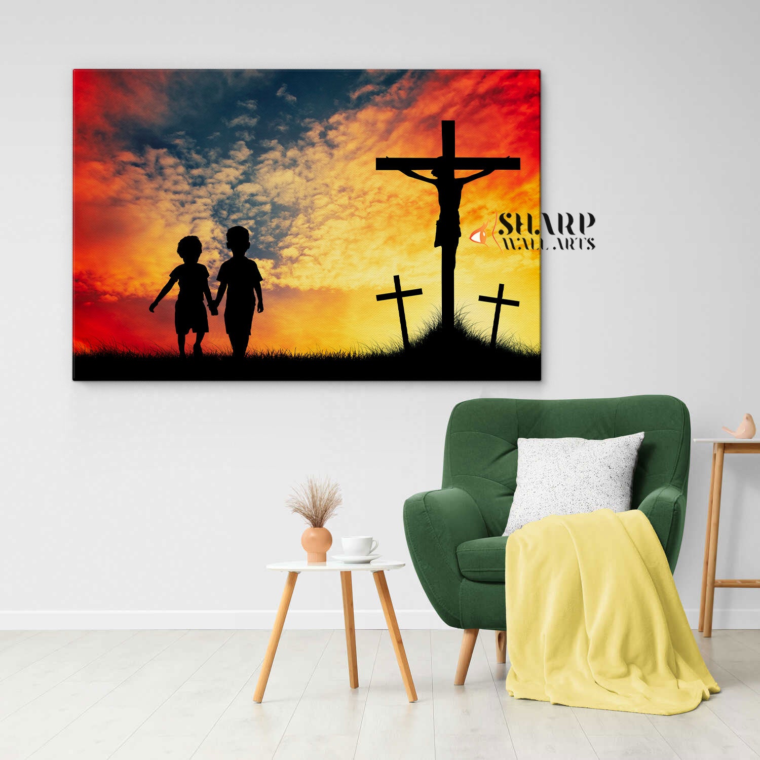 The Cross Of Jesus Christ Canvas Wall Art