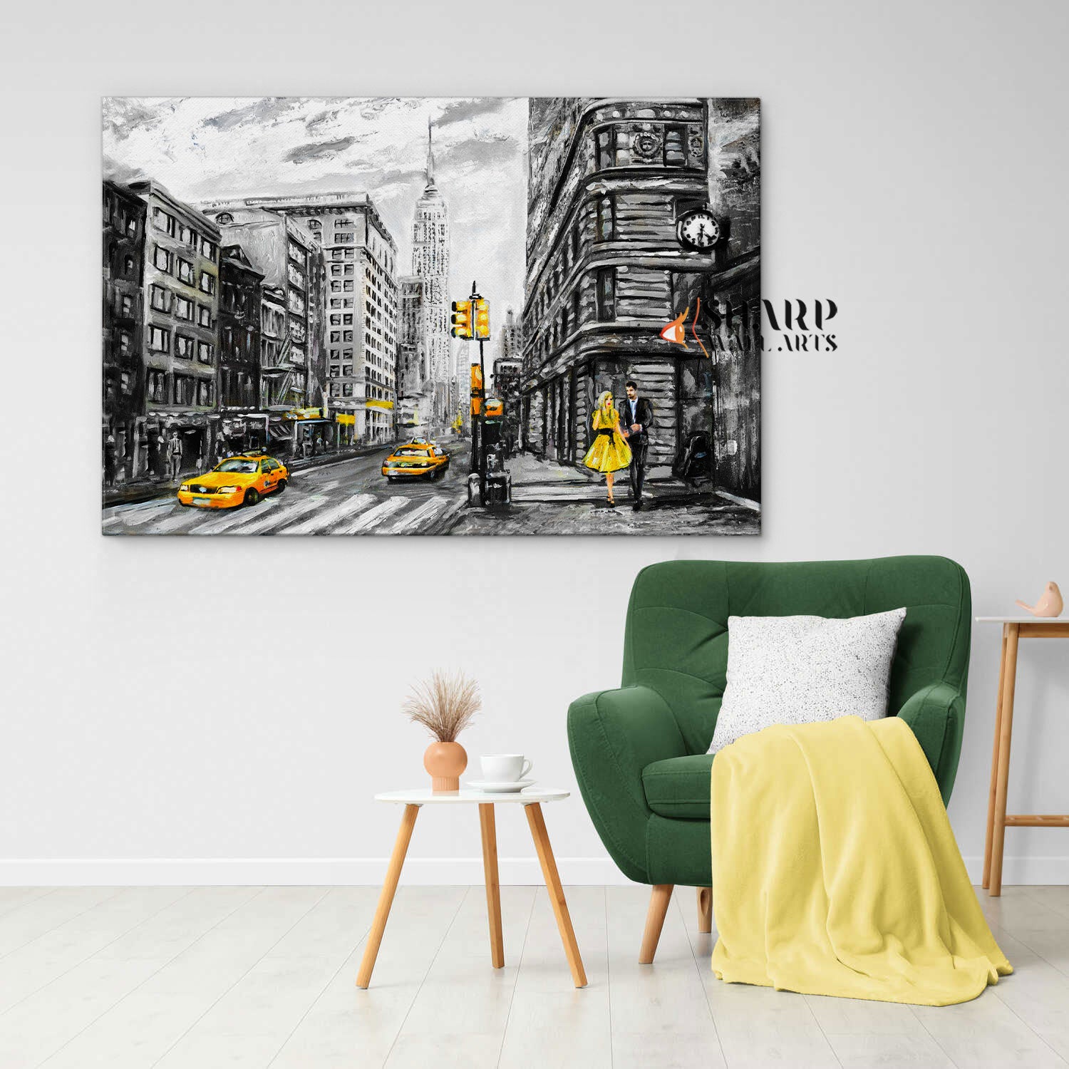 New York Taxi Canvas Wall Art