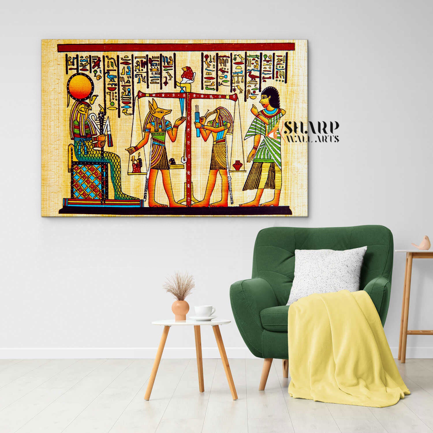 Egyptian Sun God Ra Canvas Wall Art