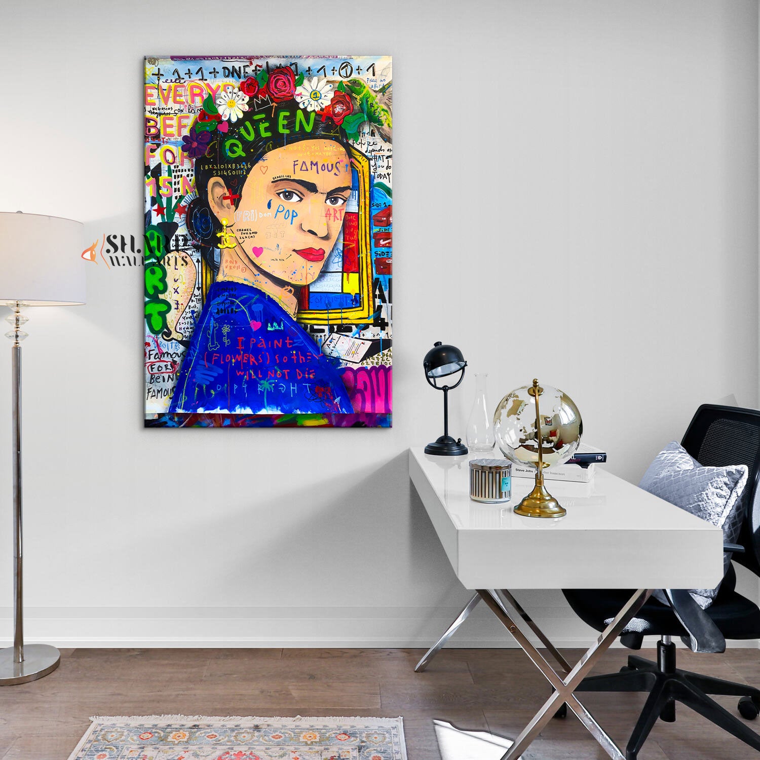 Frida Kahlo Famous Pop Art Canvas Print