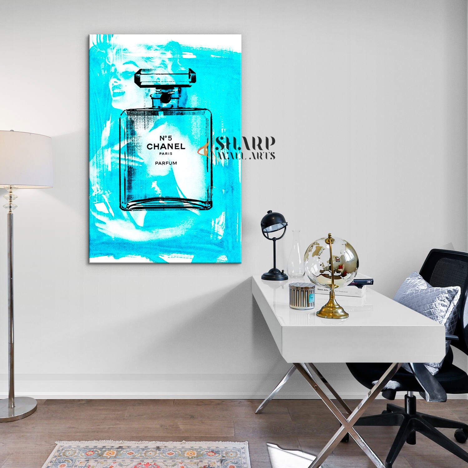 Chanel Perfume Bottle No 5 Canvas Wall Art – SharpWallArts