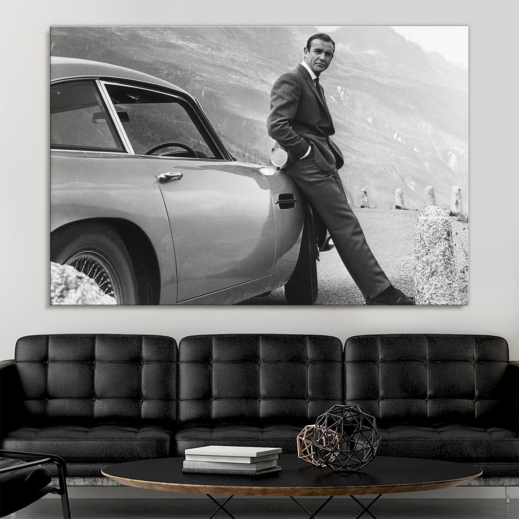 James Bond Sean Connery Canvas Wall Art Print - SharpWallArts