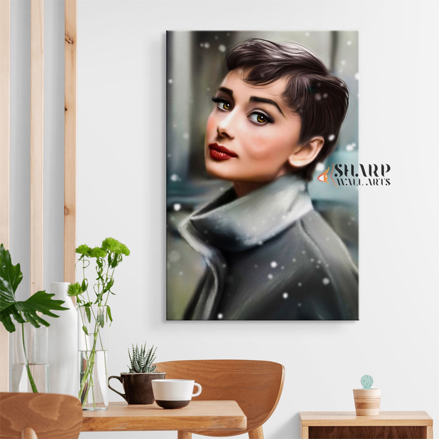Audrey Hepburn Iconic Wall Art Canvas