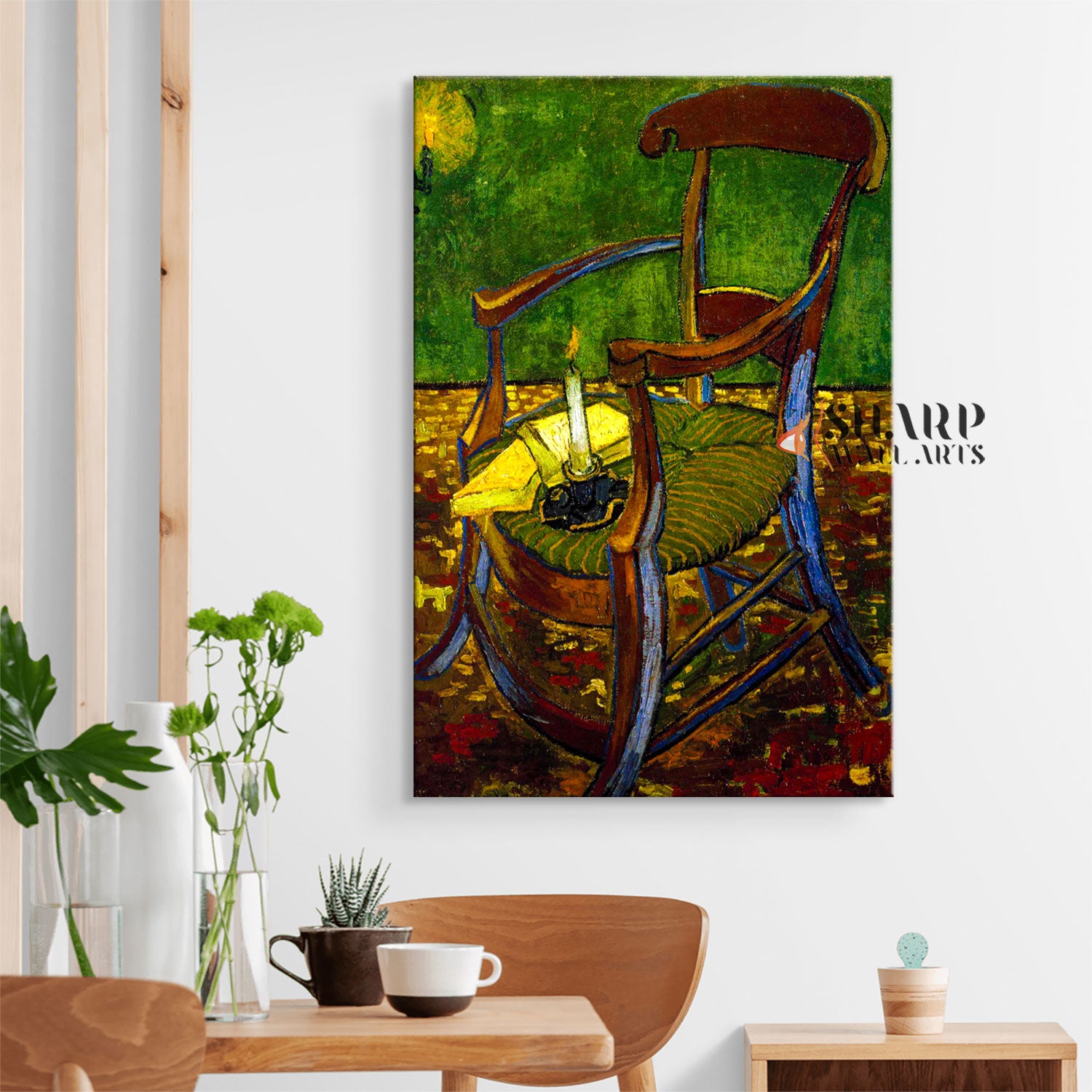 Vincent van Gogh Gauguin's Chair Canvas Wall Art