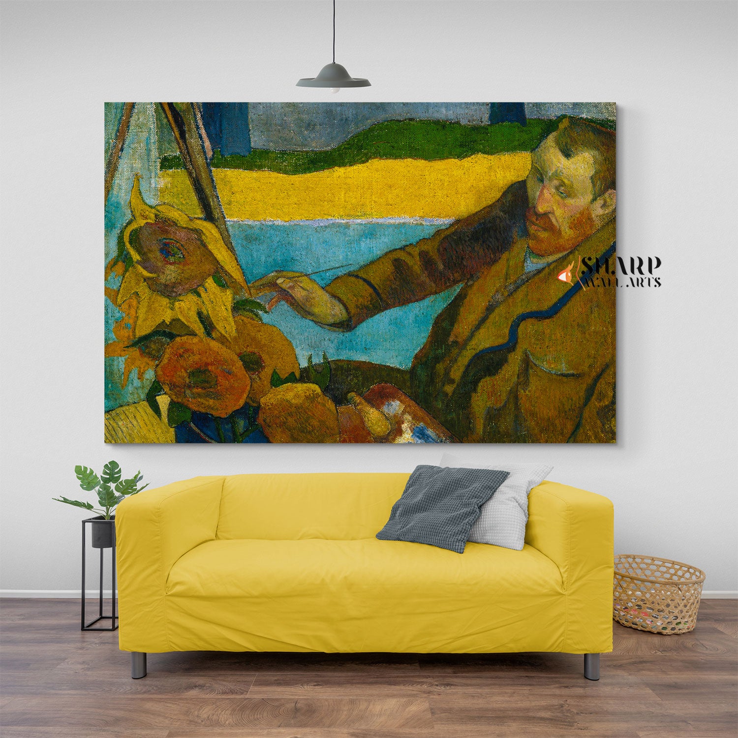 Vincent van Gogh Painting Sunflowers Canvas Wall Art