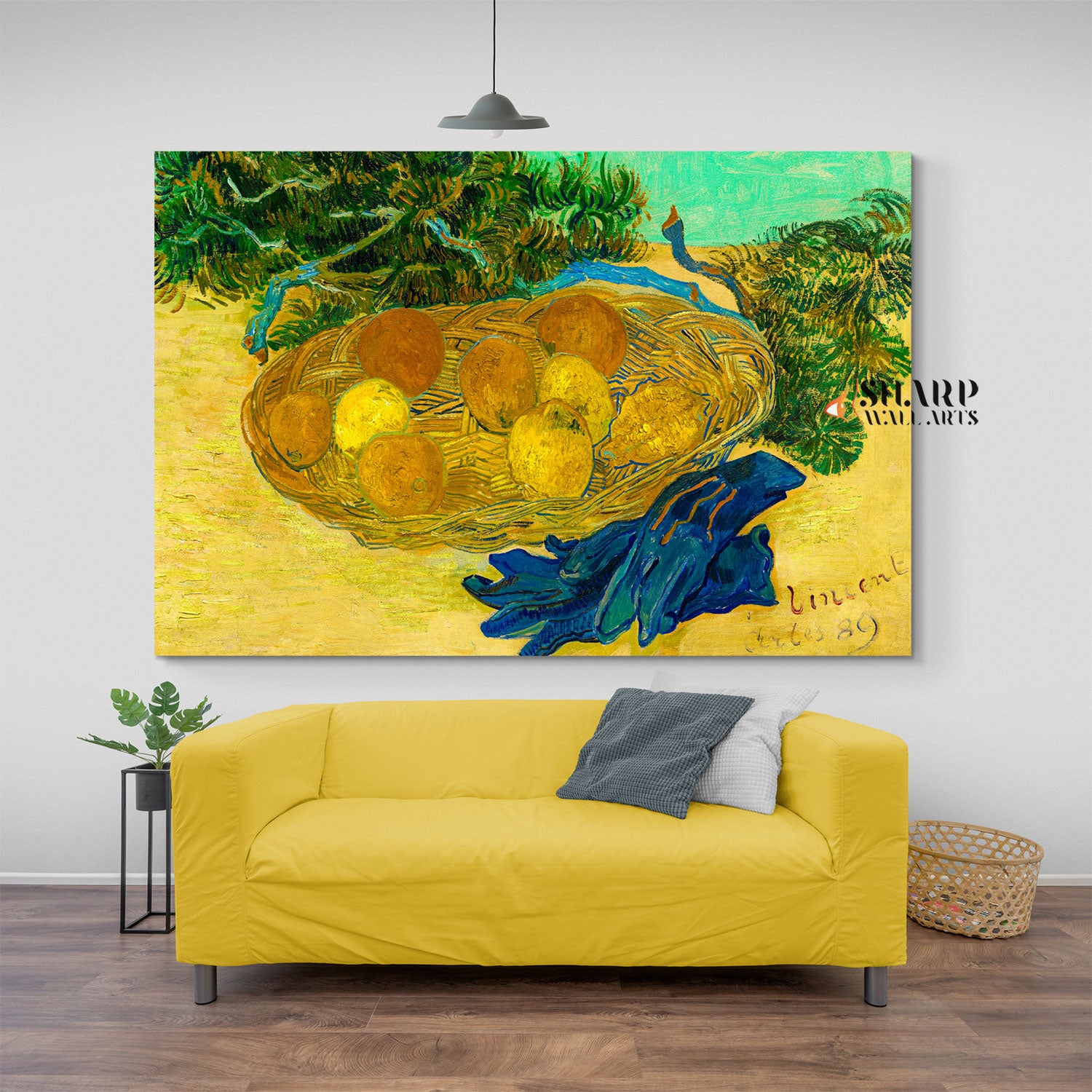 Vincent van Gogh Still Life With Lemons And Oranges Canvas Wall Art