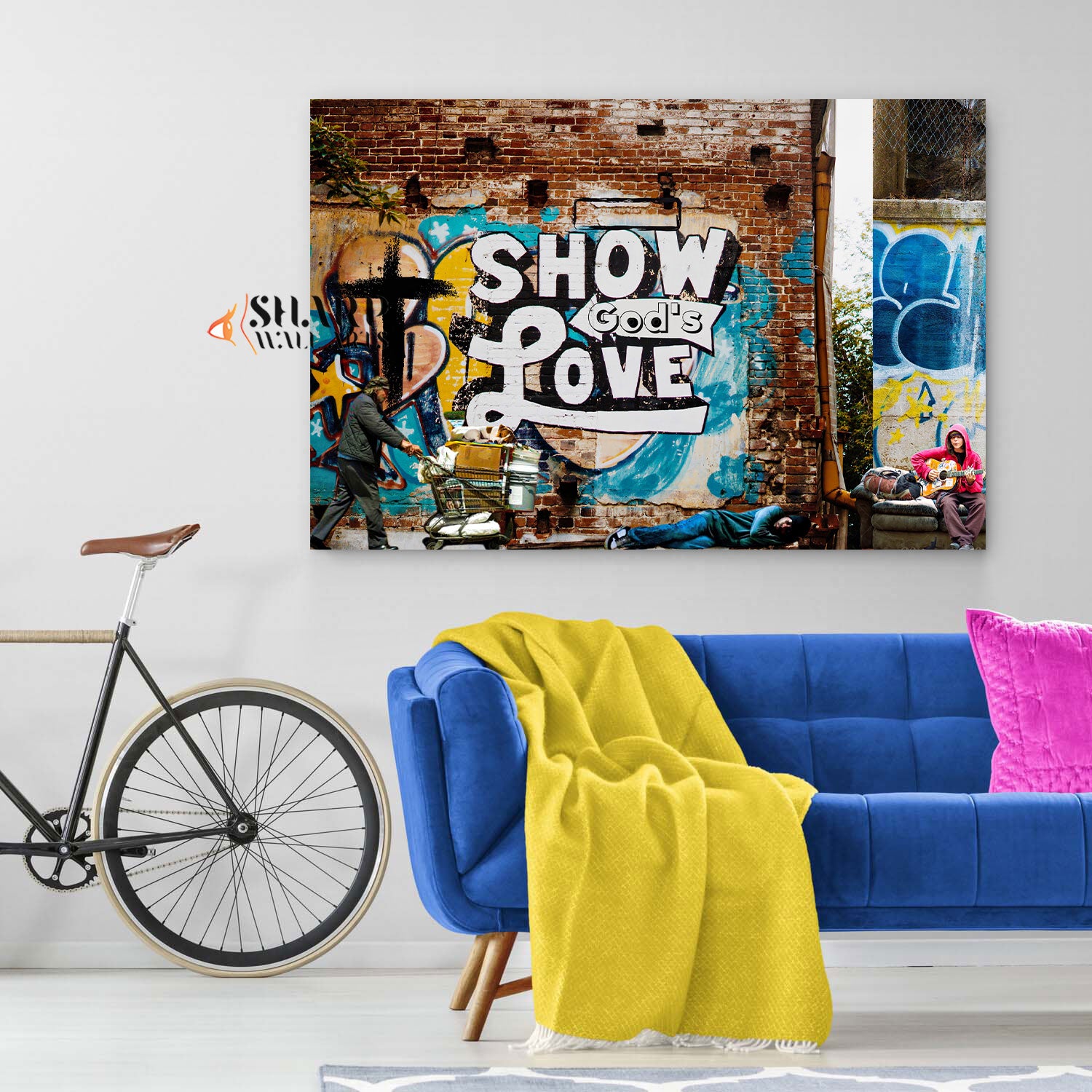 Show Your Love Canvas Wall Art