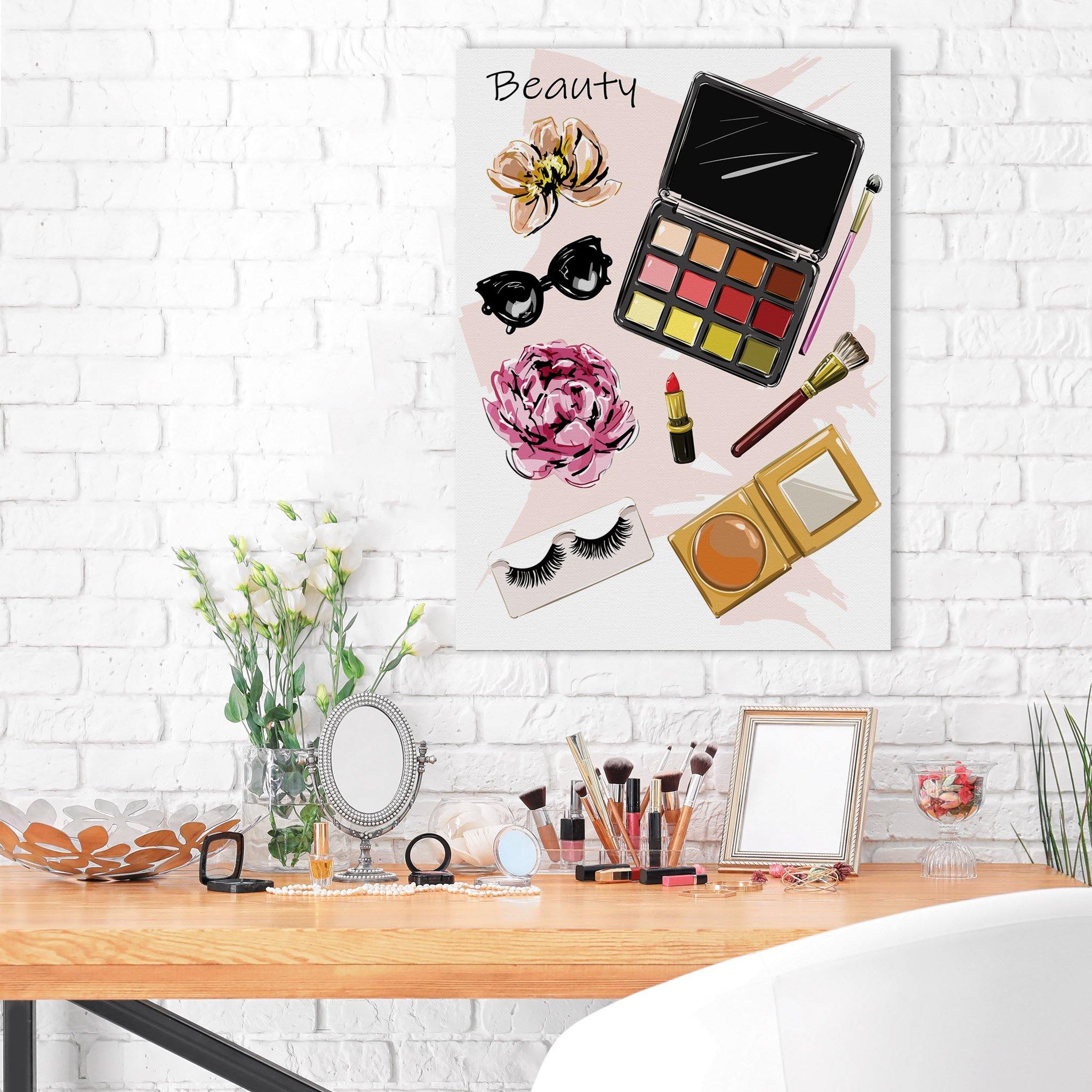 Makeup Set - Fashion Wall Art Canvas - SharpWallArts