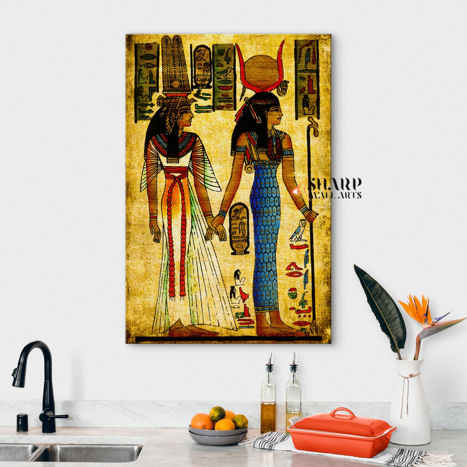 Egyptian Gods Canvas Wall Art