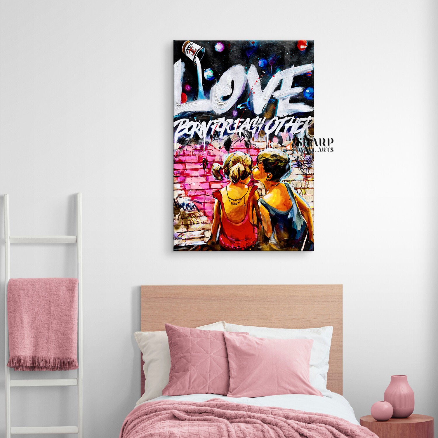 Born For Each Other Canvas Wall Art