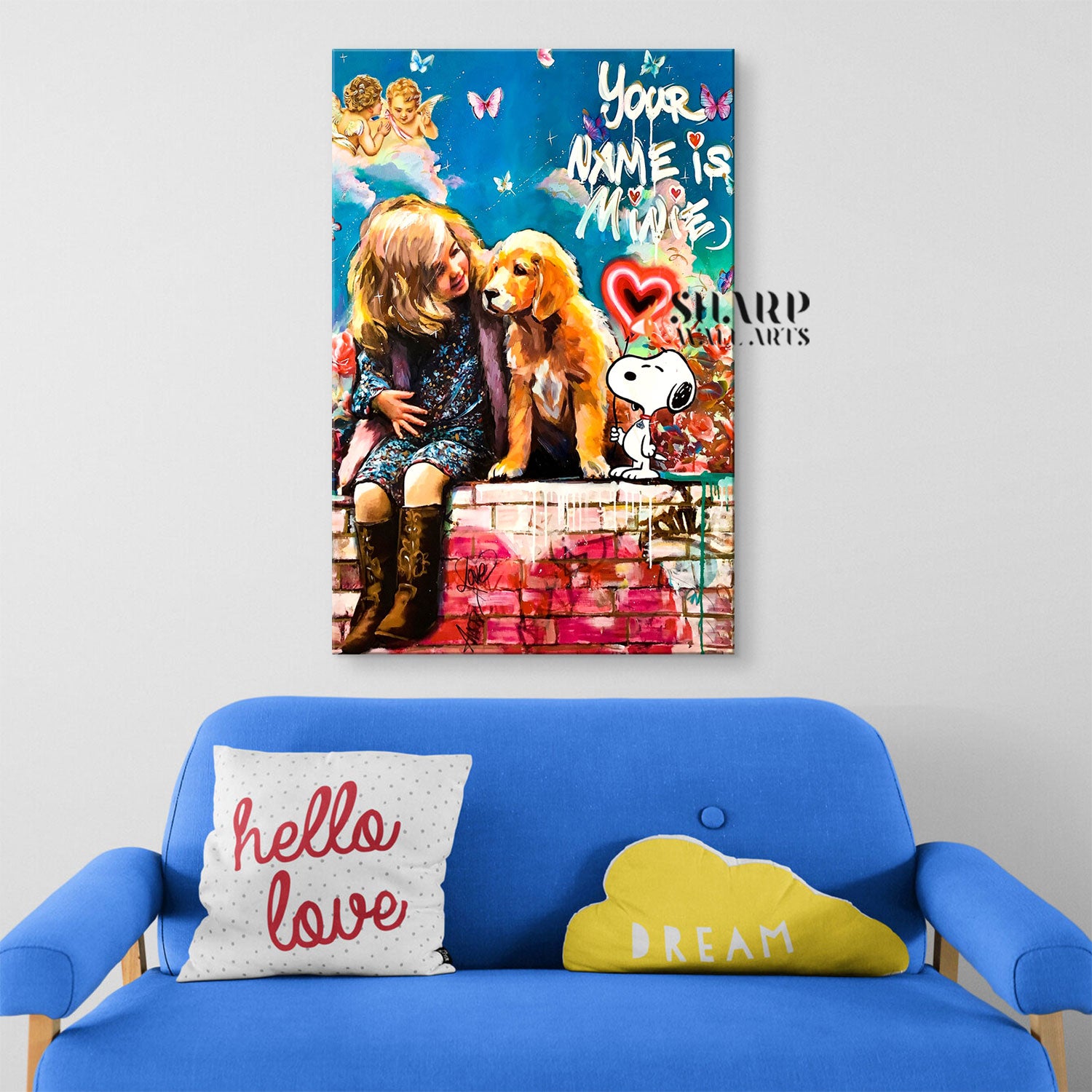Your Name Is Minie Canvas Wall Art