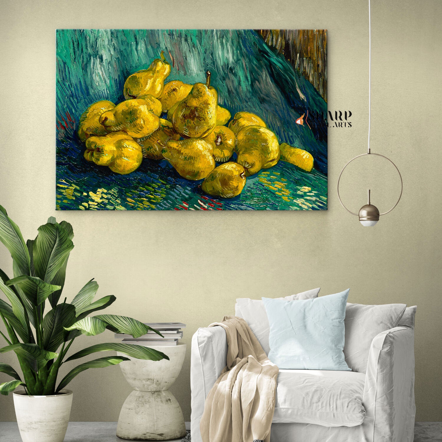 Vincent van Gogh Still Life With Pears Canvas Wall Art