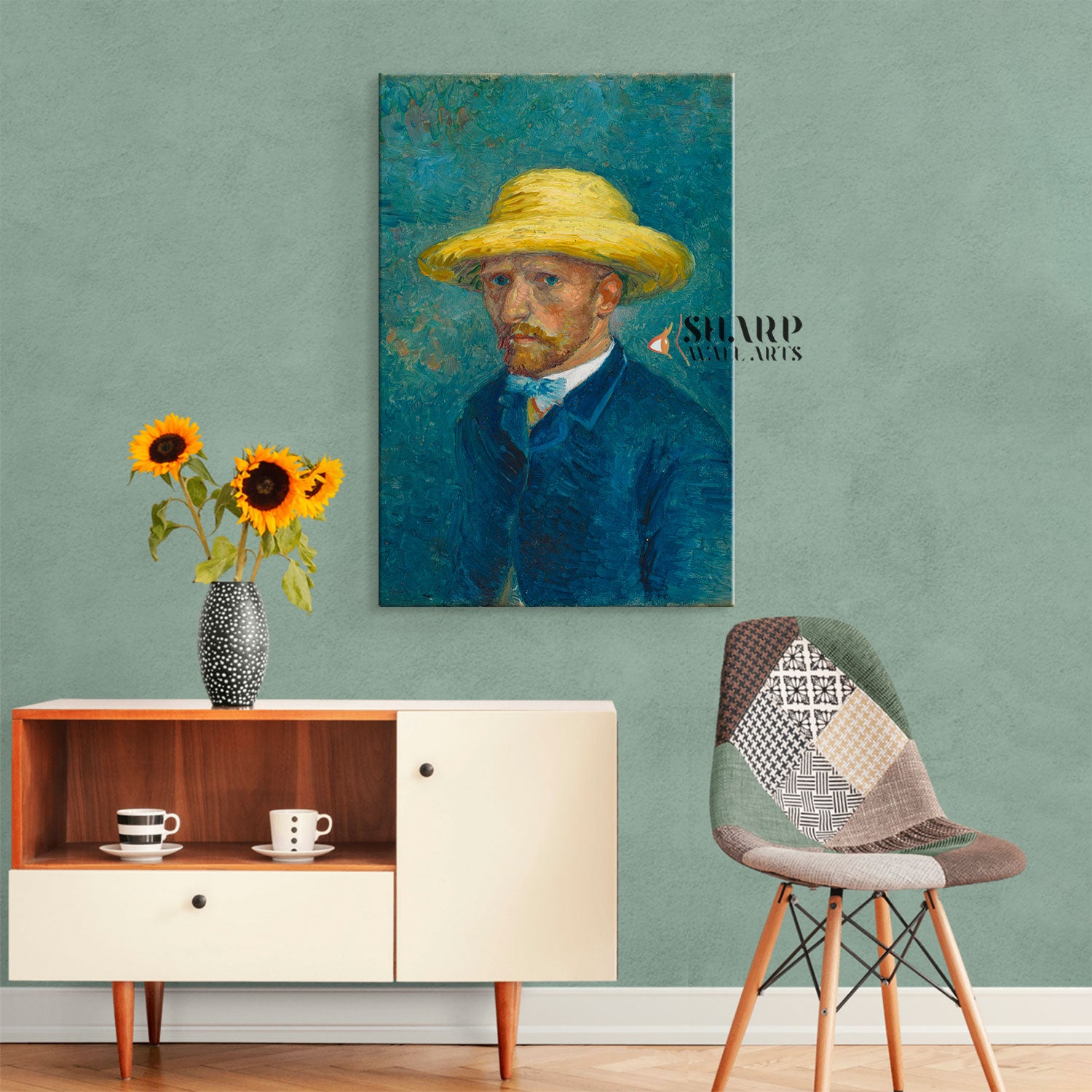 Vincent van Gogh Portrait Of Theo Canvas Wall Art