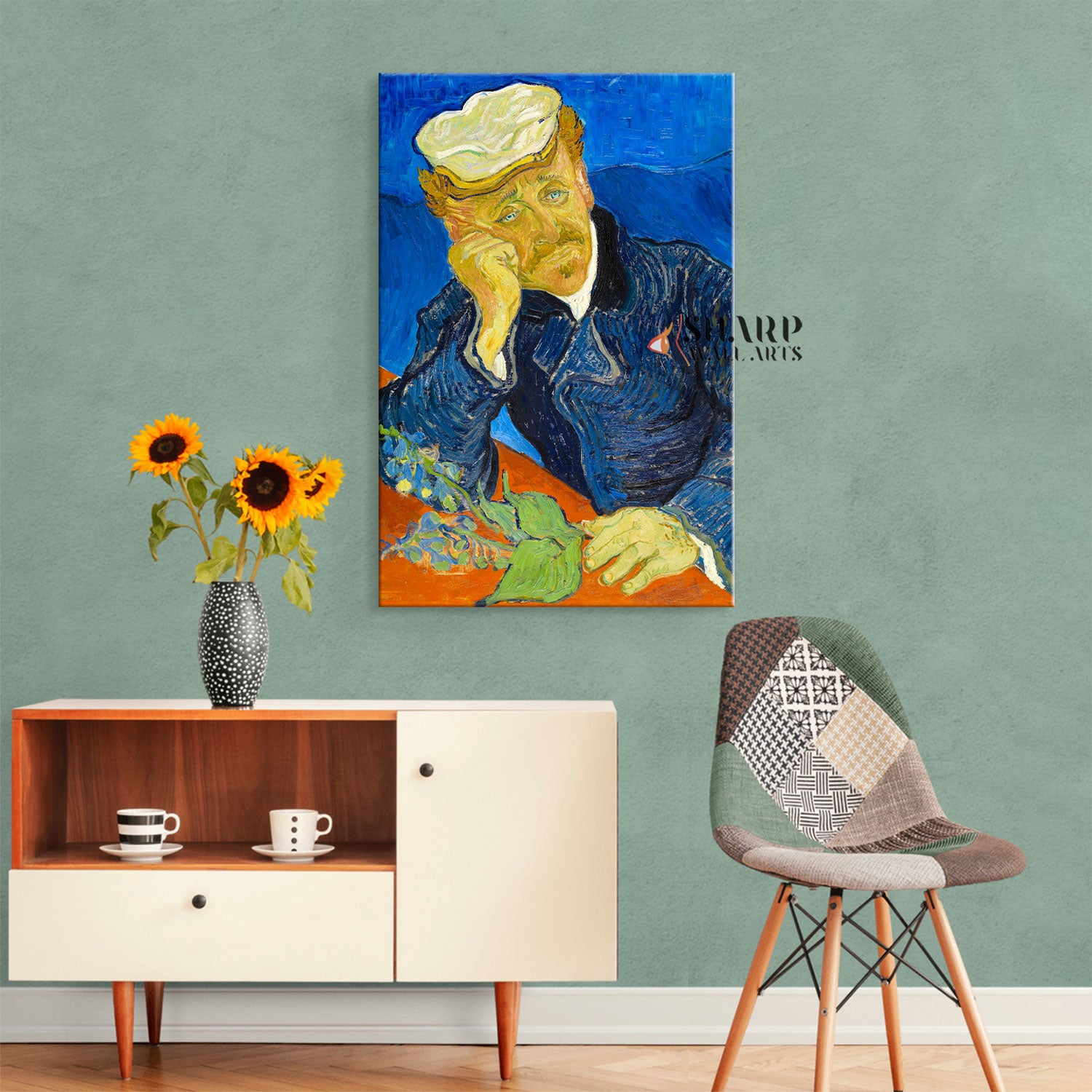 Vincent Van Gogh Portrait Of Dr. Gachet Canvas Wall Art