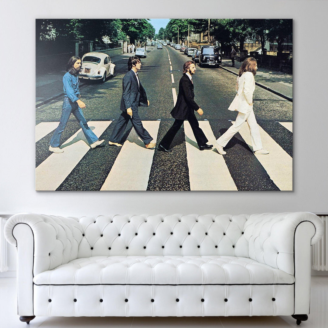 The Beatles Abbey Road Wall Art Canvas Print – SharpWallArts