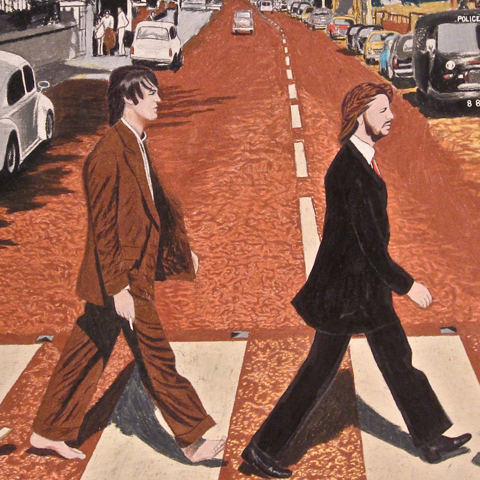The Beatles Abbey Road Canvas Wall Art Print - SharpWallArts