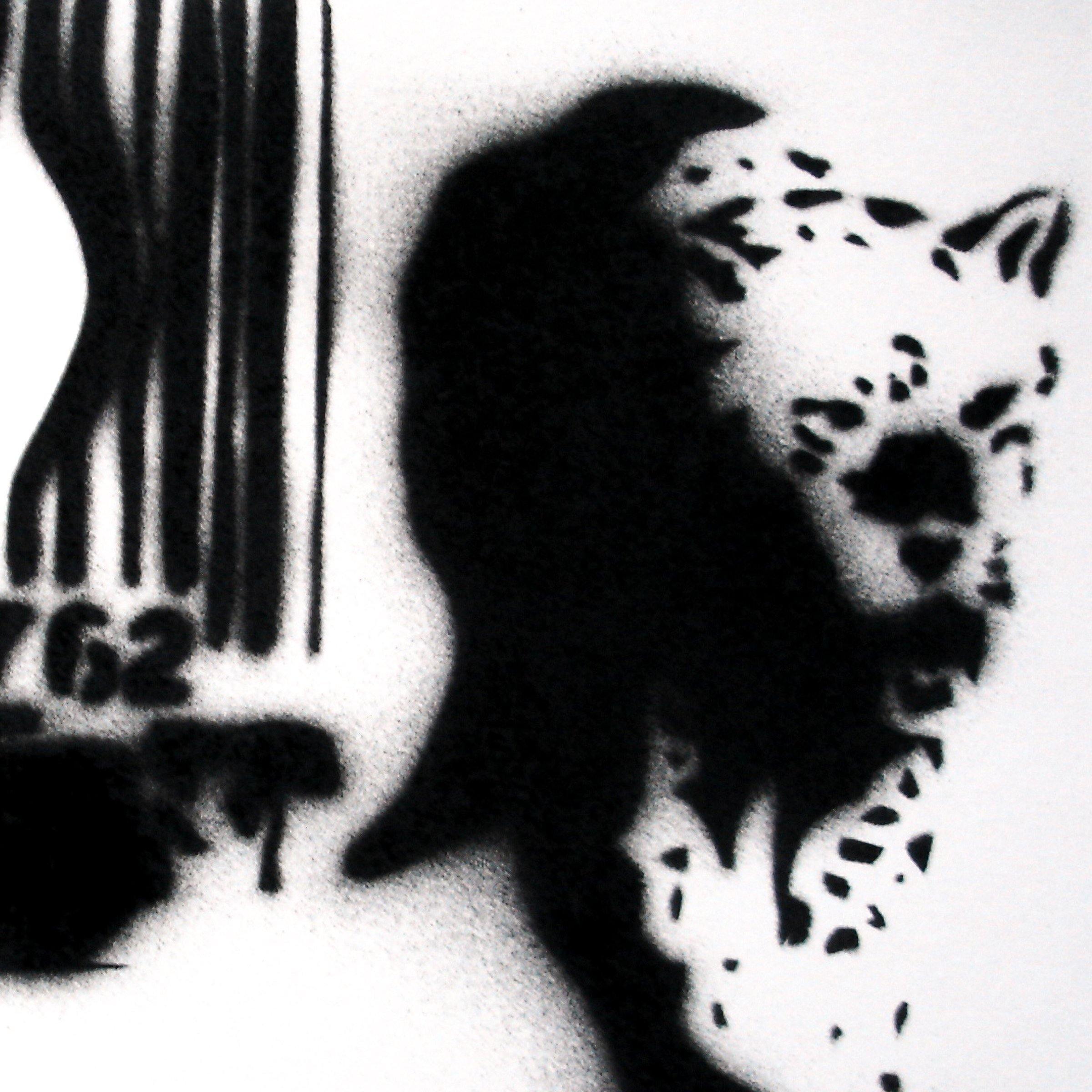 Banksy - Barcode Leopard Wall Art Canvas - SharpWallArts