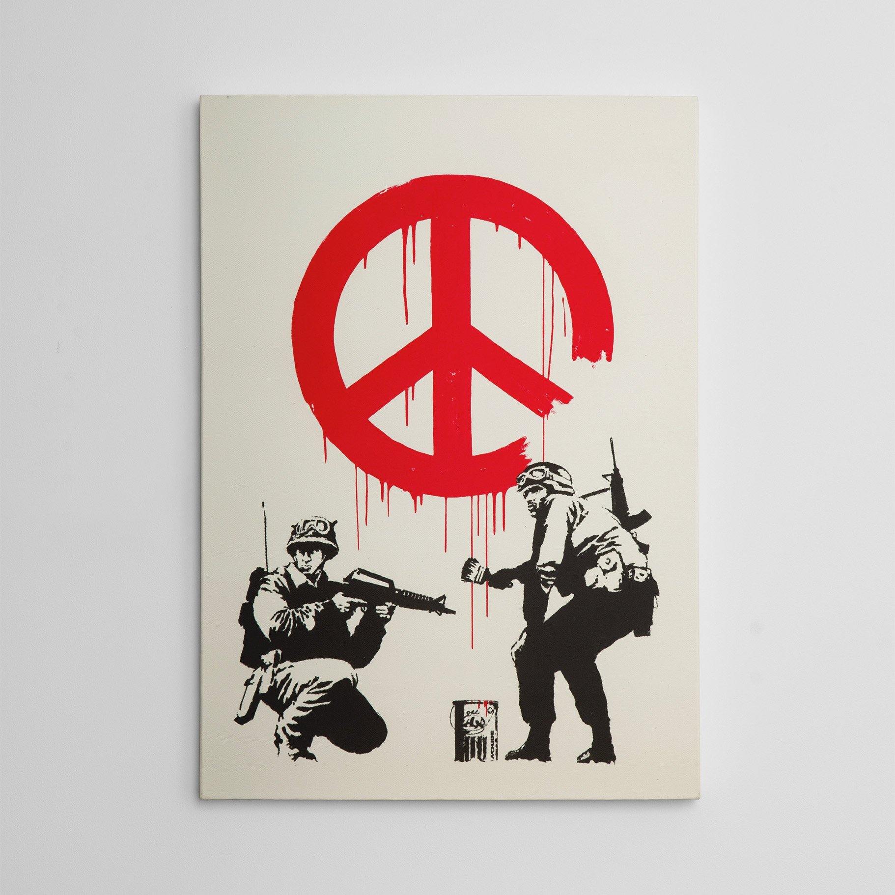 Banksy - CND Soldiers Wall Art Canvas - SharpWallArts