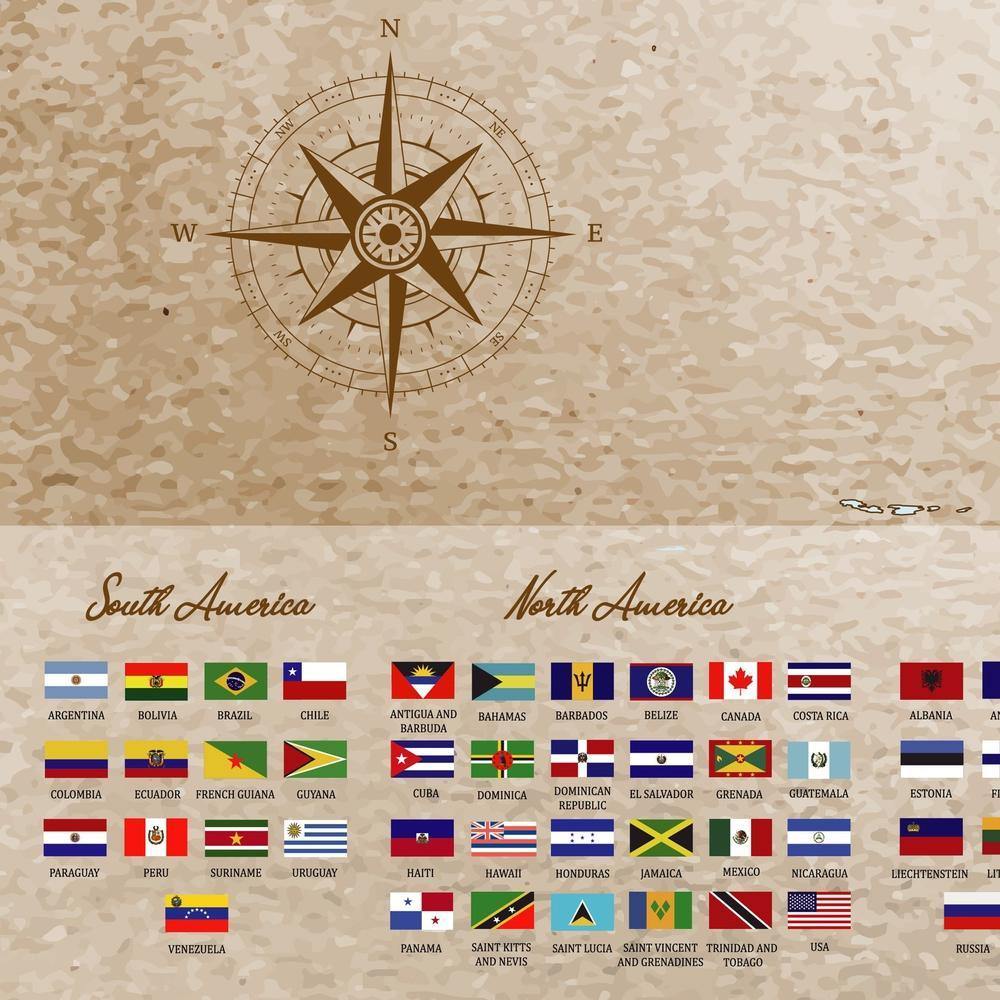 Couple Travel Map - World Map Wall Art Canvas Print – SharpWallArts